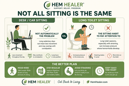 Can Sitting Too Long Cause Hemorrhoids? What You Should Know - Hem Healer