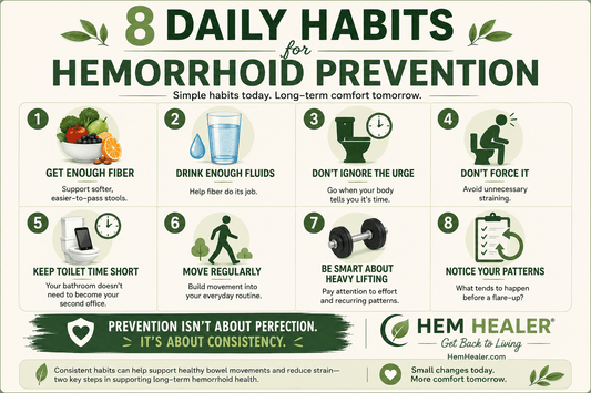 How to Prevent Hemorrhoids: 8 Daily Habits That Can Help - Hem Healer