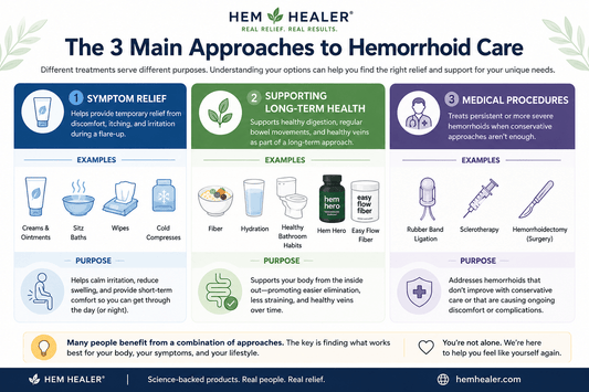 Surgery, Creams, or Supplements? Understanding Your Hemorrhoid Treatment Options - Hem Healer