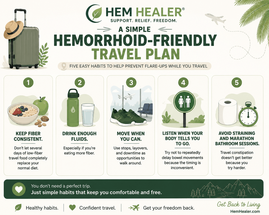 Traveling With Hemorrhoids: How to Prevent a Flare-Up on the Road - Hem Healer