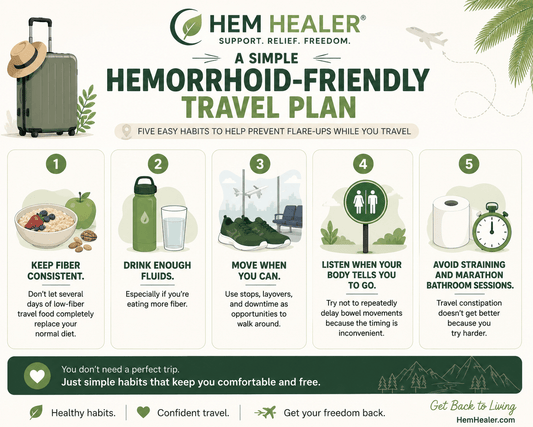 Traveling With Hemorrhoids: How to Prevent a Flare-Up on the Road - Hem Healer